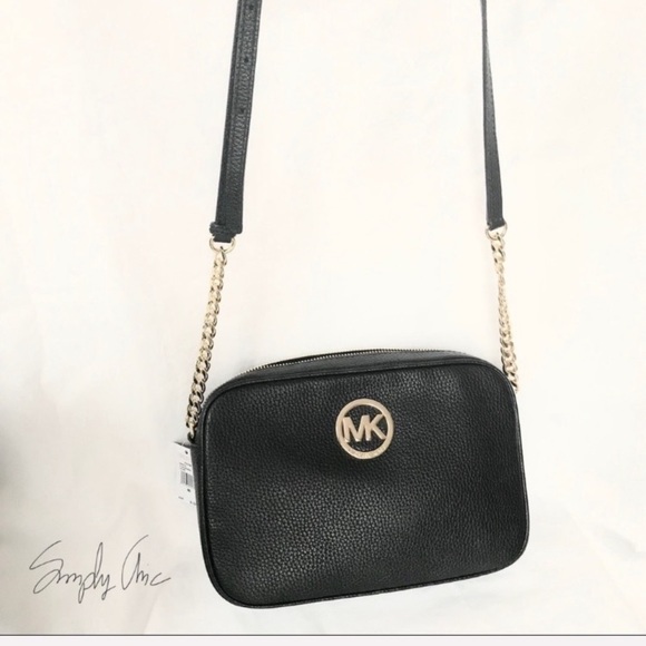 NWT authentic MK genuine pebble leather crossbody - Picture 4 of 8